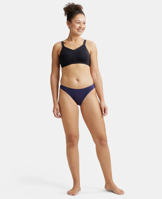 Non Padded Super Combed Cotton Elastane Stretch Full Coverage Minimizer Bra - Image 5