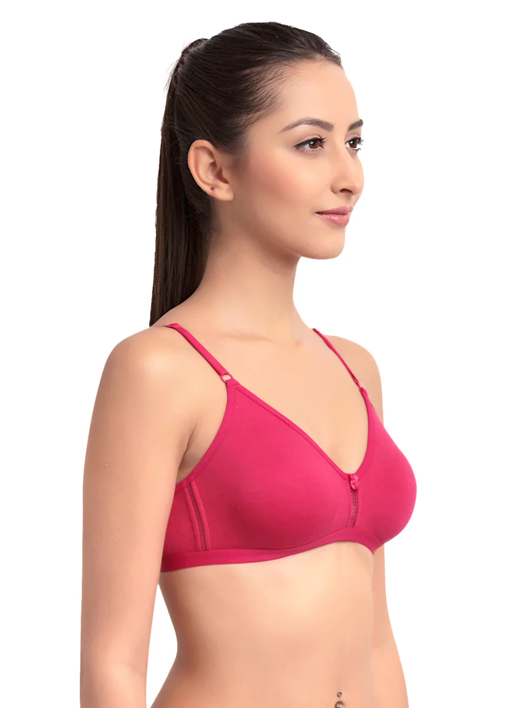 Katrina Non-Wired Essential Cotton-Blend T-Shirt Bra - Image 11