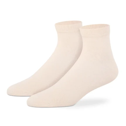 Combed Cotton Basic Ankle Socks - Women