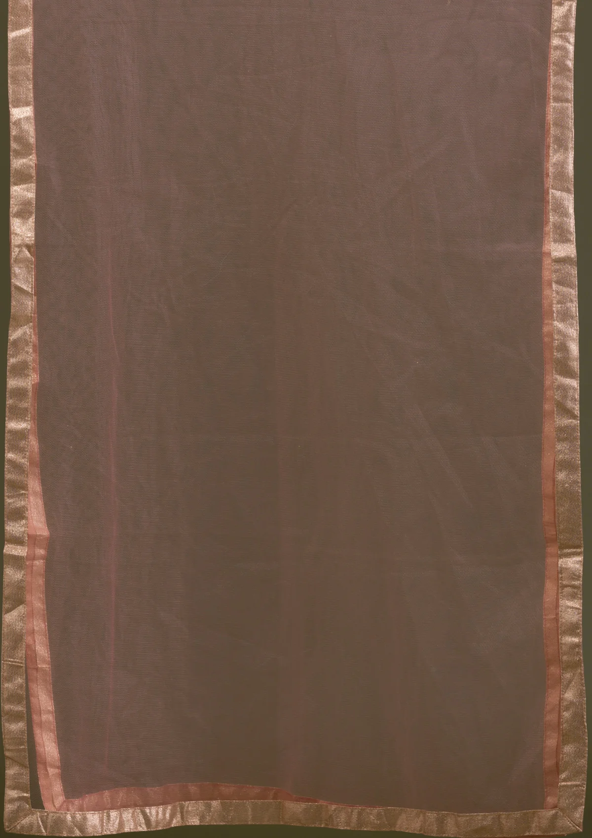 Yellow Threadwork Chiffon Readymade Lehenga - Image 10