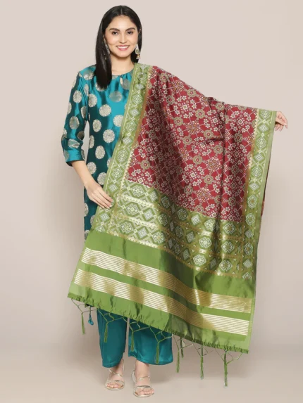 Beautiful Banarasi Patola Silk Dupatta