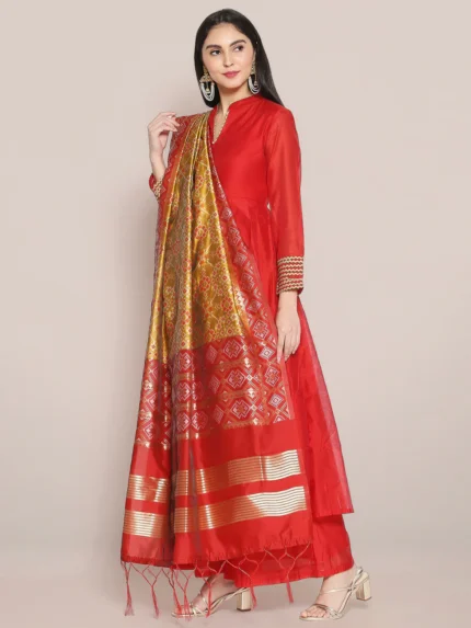 Elegant Banarasi Patola Silk Dupatta