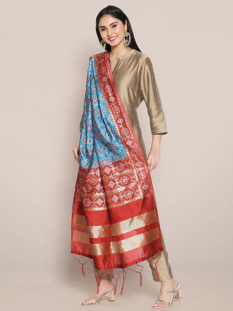Silk Banarasi Patola Dupatta