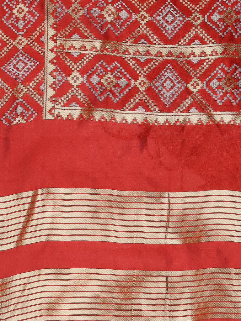 Silk Banarasi Patola Dupatta - Image 6
